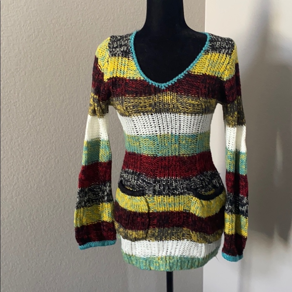 Papaya Multi Color Sweater